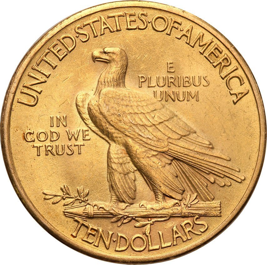 USA 10 dolarów 1932 Philadelphia Indianin st.1/1-